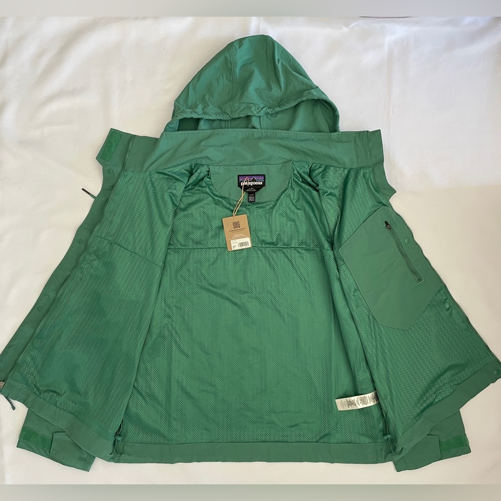 Patagonia Women's Skysail Jacket Size L Heartleaf Green SP25 Relaxed fit - Picture 10 of 15